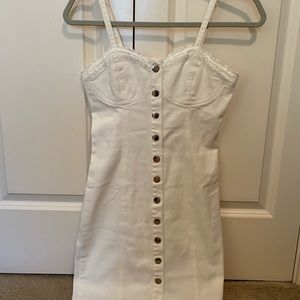 Forever 21 button-up white dress